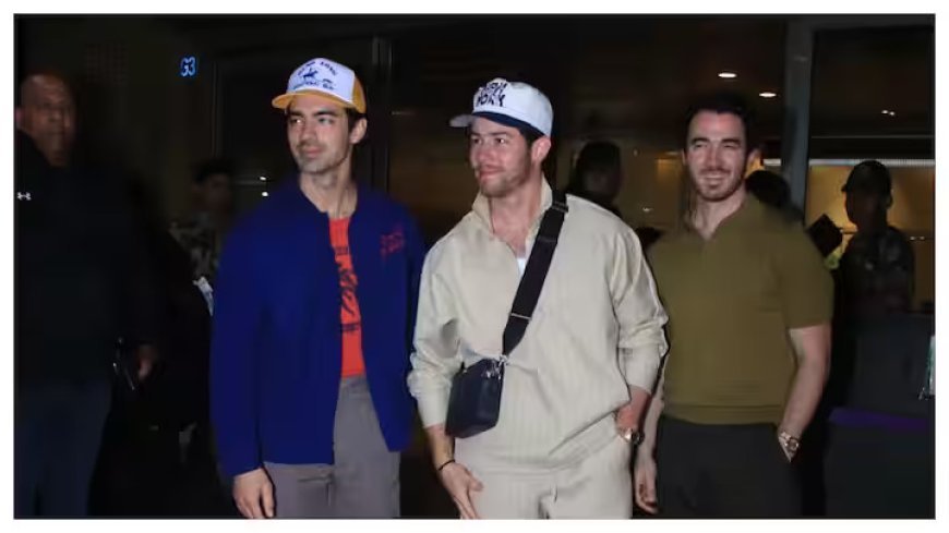 ମୁମ୍ବାଇରେ ପହଂଚିଲା ଜୋନାସ ବ୍ରଦର୍ସ