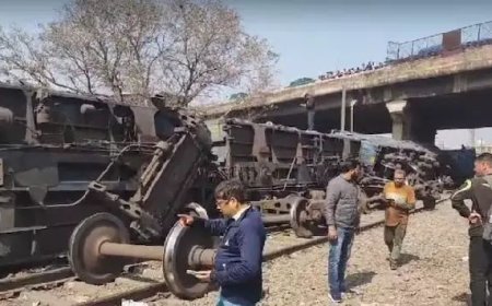 ଟ୍ରେନର ୧୦ଟି ବଗି ଲାଇନଚ୍ୟୁତ, ଉଦ୍ଧାର କାର୍ଯ୍ୟ ଜାରି