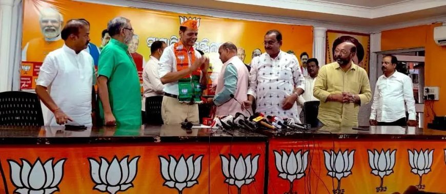 BJPରେ ମିଶିଲେ ପ୍ରଦୀପ ପାଣିଗ୍ରାହୀ