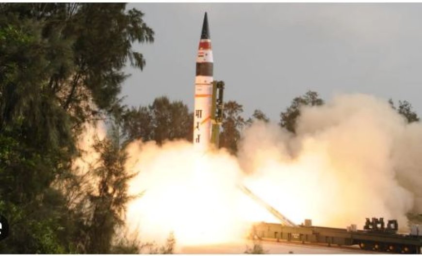 ବାଲେଶ୍ୱର ଅବଦୁଲ କଲାମ ଦ୍ୱୀପରେ ଅଗ୍ନି-୫ର ପରୀକ୍ଷଣ