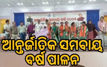  ଆନ୍ତର୍ଜାତିକ ସମବାୟ  ବର୍ଷ ପାଳନର ଶୁଭାରମ୍ଭ।