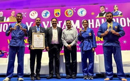 ୧୪ ତମ ଜାତୀୟ ଭୋଭିନାମ ମାର୍ଶାଲ ଆର୍ଟ ଚାମ୍ପିୟାନସିପ ୨୦୨୫ ଓଡିଶା ପାଇଁ ଗୌରବ ଆଣି ଦେଇଛି,  ରାଜ୍ୟ ଆରକ୍ଷୀ ମହାନିର୍ଦେଶକ