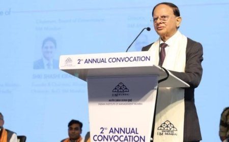 ପ୍ରଧାନମନ୍ତ୍ରୀଙ୍କ ପ୍ରମୁଖ ସଚିବ ପି କେ ମିଶ୍ର  IIM, ମୁମ୍ବାଇ ର ସମାବର୍ତନ ସମାରୋହରେ ସମ୍ବୋଧନ...