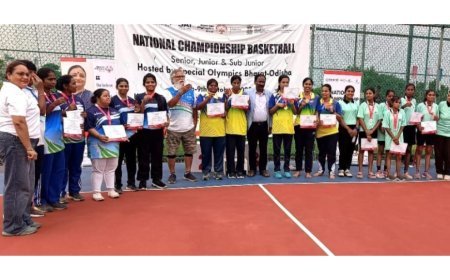 ଜାତୀୟ ଚାମ୍ପିୟାନସିପ ରେ ସ୍ପେସିଆଲ ଅଲିମ୍ପିକ୍ସ ଭାରତ ଓଡିଶା ବାସ୍କେଟ ବଲ ମହିଳାଙ୍କ କୃତିତ୍ୱ...