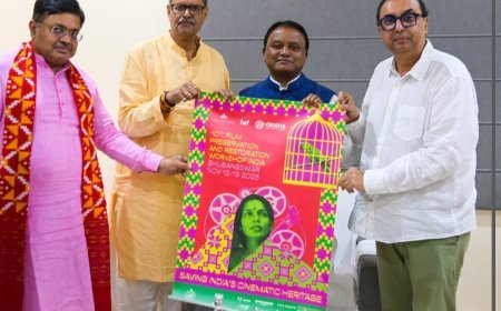 ଓଡ଼ିଶାରେ ଅନୁଷ୍ଠିତ ହେବ ୧୦ ମ ଚଳଚ୍ଚିତ୍ର ସରକ୍ଷଣ ଓ ପୁନରୁଦ୍ଧାର କର୍ମଶାଳା ଭାରତ ୨୦୨୫...