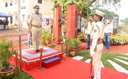 ରାଜ୍ୟ ପୋଲିସ ମୁଖ୍ୟାଳୟ ରେ ପାଳିତ ହେଲା ୬୬ତମ ପୋଲିସ ଶହୀଦ ସ୍ମୃତି ଦିବସ...