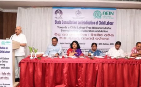 "ଶିଶୁ ଶ୍ରମିକ ନିରାକରଣ" ଦିଗରେ ଆଲୋଚନା ଚକ୍ର...