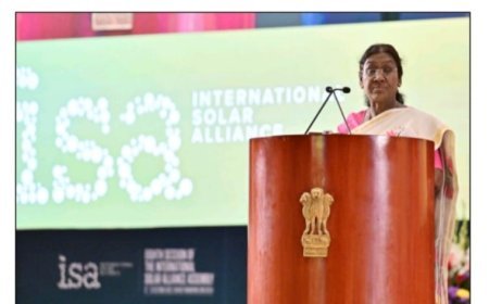 ଅଷ୍ଟମ ଅନୁର୍ଜାତୀୟ ସୋଲାର ଆଲାଏନ୍ସ ସମ୍ମିଳନୀର ଉଦଘାଟନୀ ଅଧୂବେଶନକୁ ଉଦଘାଟନ କଲେ ରାଷ୍ଟ୍ରପତି