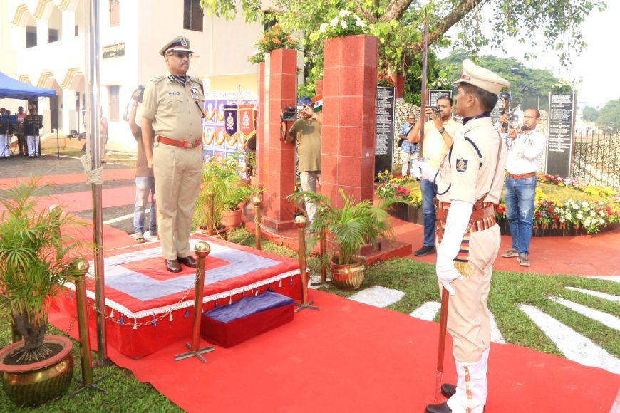 ରାଜ୍ୟ ପୋଲିସ ମୁଖ୍ୟାଳୟ ରେ ପାଳିତ ହେଲା ୬୬ତମ ପୋଲିସ ଶହୀଦ ସ୍ମୃତି ଦିବସ...