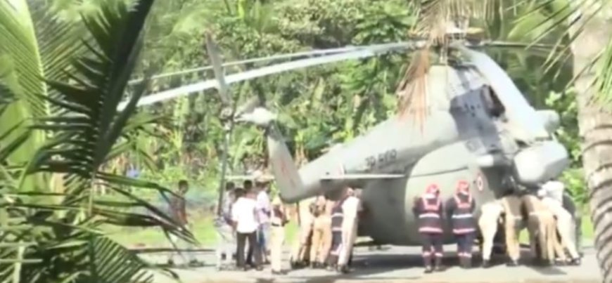 କେରଳରେ ଦୁର୍ଘଟଣାରୁ ବର୍ଷିଲା ରାଷ୍ଟ୍ରପତିଙ୍କ ହେଲିକପ୍ଟର।