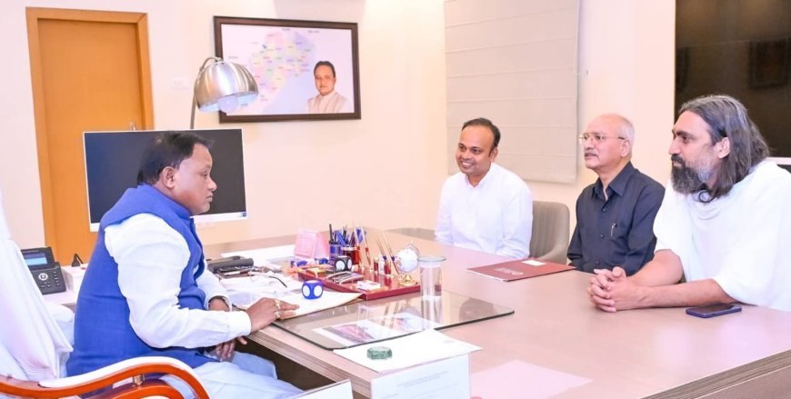 ପ୍ରଫେସର ତେଜ ପ୍ରତାପ, ଭାଇସ ଚାନ୍ସଲାର, ଶ୍ରୀ ଶ୍ରୀ ବିଶ୍ୱବିଦ୍ୟାଳୟ ମୁଖ୍ୟମନ୍ତ୍ରୀ ମୋହନ ଚରଣ ମାଝୀଙ୍କୁ ଲୋକସେବା ଭବନରେ ସାକ୍ଷାତ...