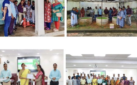 କେନ୍ଦ୍ରୀୟ କୃଷିରତ ମହିଳା ସଂସ୍ଥାନ, ଭୁବନେଶ୍ବର ଏବଂ ପ୍ରାଣୀଚିକିତ୍ସକ ପ୍ରଶିକ୍ଷଣ ପ୍ରତିଷ୍ଠାନ, ଭୁବନେଶ୍ବର ର ମିଳିତ ଆନୁକୂଲ୍ୟରେ ଚାରି ଦିନିଆ ତାଲିମ ଶିବିର ଅନୁଷ୍ଠିତ