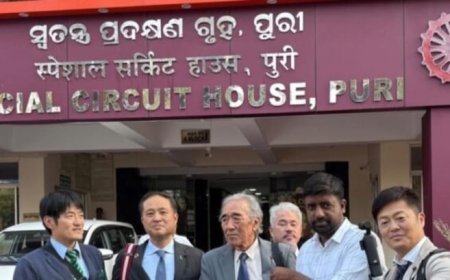ଜାପାନ ସରକାରଙ୍କ ପ୍ରତିନିଧି ଦଳ ଓଡିଶା ଗସ୍ତରେ ପୁରୀ ପରିଦର୍ଶନ..