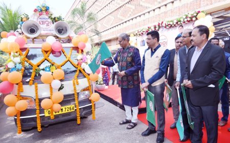 ଭୂସମ୍ପଦ ତଥ୍ୟାବଳୀ ରଥ ବା ଏଲ.ଆର. ଆଇ ରଥର ଶୁଭାରମ୍ଭ...