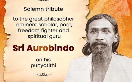 ଯୋଗଜନ୍ମା ଅରବିନ୍ଦ ଘୋଷଙ୍କ ମୃତ୍ୟୁ ବାର୍ଷିକୀ ଅବସରରେ...