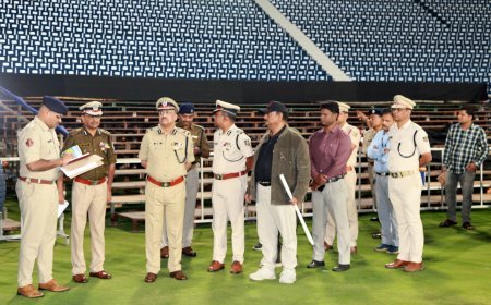 ଭାରତ ଓ ଦକ୍ଷିଣ ଆଫ୍ରିକା ଖେଳକୁ ନେଇ ରାଜ୍ୟ ପୋଲିସ ମୁଖ୍ୟାଳୟର ସମୀକ୍ଷା...