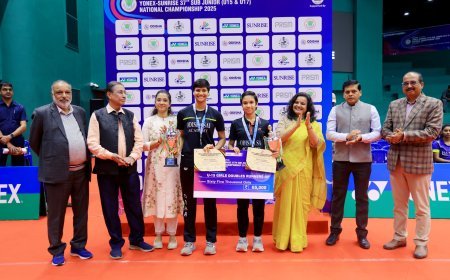 ୩୭ତମ ସବ ଜୁନିଅର ଜାତୀୟ ବ୍ୟାଡ଼ମିଣ୍ଟନ ଚମ୍ପିୟାନସିପ୍ ଉଦ୍‌ଯାପିତ...
