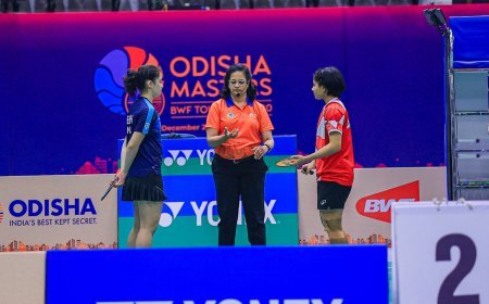 ଅନ୍ତର୍ଜାତୀୟ ବ୍ୟାଡ଼ମିଣ୍ଟନ ପ୍ରତିଯୋଗିତା ଓଡିଶା ମାଷ୍ଟର୍ସ ୨୦୨୫...