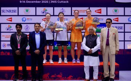 ଅନ୍ତର୍ଜାତୀୟ ବ୍ୟାଡ଼ମିଣ୍ଟନ ଟୁର୍ଣ୍ଣାମେଣ୍ଟ ଓଡିଶା ମାଷ୍ଟର୍ସ ୨୦୨୫ ଉଦ୍‌ଯାପିତ...