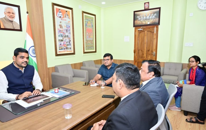 ନ୍ୟୁଜିଲ୍ୟାଣ୍ଡର ବାଣିଜ୍ୟିକ ଦୂତ ଙ୍କ ସହିତ ଓଡ଼ିଶାର ଶିଳ୍ପ ମନ୍ତ୍ରୀଙ୍କ ଆଲୋଚନା...