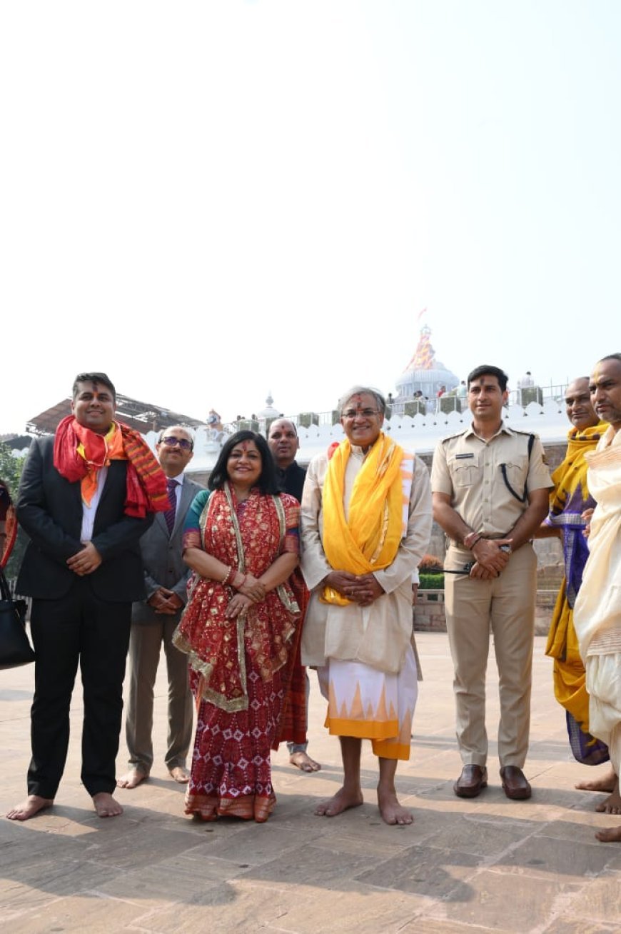 ମୁଖ୍ୟ ନିର୍ବାଚନ କମିଶନର ଶ୍ରୀ ଜ୍ଞାନେଶ କୁମାରଙ୍କ ପୁରୀ ଓ କୋଣାର୍କ ପରିଦର୍ଶନ...