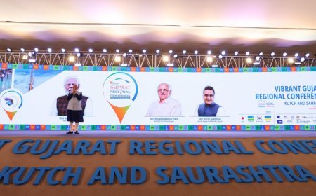 ରାଜକୋଟଠାରେ କଚ୍ଛ ଏବଂ ସୌରାଷ୍ଟ୍ର କ୍ଷେତ୍ର ପାଇଁ ଭାଇବ୍ରାଣ୍ଡ ଗୁଜରାଟ ଆଞ୍ଚଳିକ ସମ୍ମିଳନୀକୁ ଉଦଘାଟନ କଲେ ପ୍ରଧାନମନ୍ତ୍ରୀ ନରେନ୍ଦ୍ର ମୋଦୀ