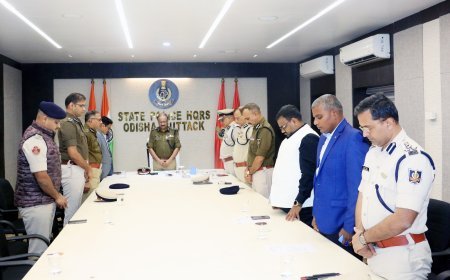 ରାଜ୍ୟ ପୋଲିସ ମୁଖ୍ୟାଳୟରସ୍ବର୍ଗତ ସୁଶୀଲ କୁମାର ପ୍ରଧାନଙ୍କ ପାଇଁ ପ୍ରେସ ନୋଟ...