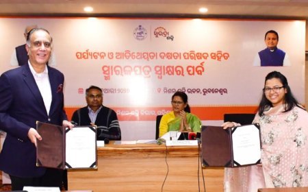 ମିଶନ ଶକ୍ତି ଏବଂ ପର୍ଯ୍ୟଟନ ଓ ଆତିଥେୟତା ଦକ୍ଷତା ପରିଷଦ ମଧ୍ୟରେ ବୁଝାମଣାପତ୍ର ସ୍ୱାକ୍ଷରିତ...