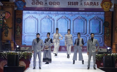 ଶିଶିର ମେଳାରେ ହସ୍ତତନ୍ତ ଫ୍ୟାସନ ସୋ...