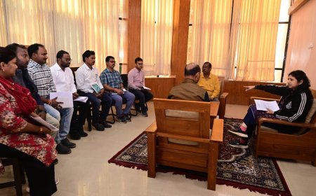 ପ୍ରମୁଖ ସଚିବ ଶ୍ରୀମତୀ ଉଷା ପାଢୀଙ୍କ ଦିନିକିଆ ମାଲକାନଗିରି ଜିଲ୍ଲା ଗସ୍ତ...