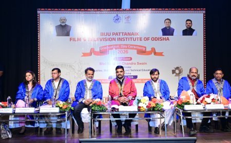 ଶୈକ୍ଷିକ ଉତ୍କର୍ଷତା  ଓ ଭବିଷ୍ୟତ ପରିକଳ୍ପନା ସହ BPFTIOର 'ଗ୍ରାଜୁଏସନ୍ ସେରିମନି ୨୦୨୬'...