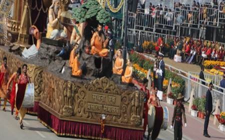 ଗଣତନ୍ତ୍ର ଦିବସ ପରେଡ ଭାରତର ଡରେ ସୂଚନା ଏବଂ ପ୍ରସାରଣ ମନ୍ତ୍ରଣାଳୟର ପ୍ରଜ୍ଞାପନ ମେଢ଼ । କାହାଣୀକଥନ ପରମ୍ପରା ଏବଂ ୱେଲ୍ସ ଦୃଷ୍ଟିକୋଣର ଶକ୍ତିଶାଳୀ ପ୍ରଦର୍ଶନ