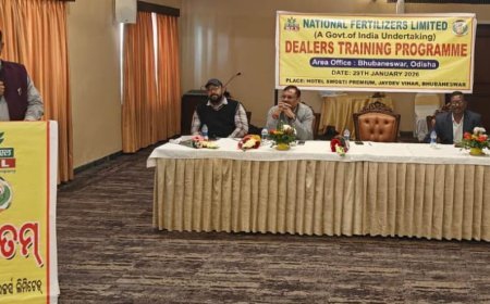 ନ୍ୟାସନାଲ ଫର୍ଟିଲାଇଜର୍ସ ଲିମିଟେଡ୍ ଦ୍ୱାରା ଡିଲର ତାଲିମ କାର୍ଯ୍ୟକ୍ରମ...