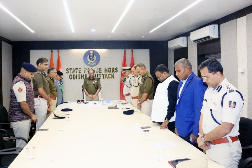 ରାଜ୍ୟ ପୋଲିସ ମୁଖ୍ୟାଳୟରସ୍ବର୍ଗତ ସୁଶୀଲ କୁମାର ପ୍ରଧାନଙ୍କ ପାଇଁ ପ୍ରେସ ନୋଟ...