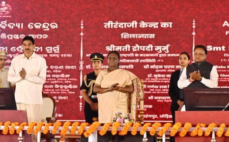 ରାଇରଙ୍ଗପୁରରେ ବିଭିନ୍ନ ଉନ୍ନୟନମୂଳକ ପ୍ରକଳ୍ପର ଉଦଘାଟନ ଓ ଶିଳାନ୍ୟାସ କଲେ ରାଷ୍ଟ୍ରପତି