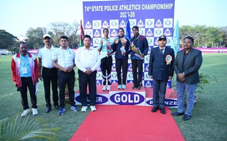 ରାଜ୍ୟ ପୋଲିସ ଆଥେଲେଟିକସ ଚାମ୍ପିୟାନସିପି ର ଦ୍ୱିତୀୟ ଦିନ...