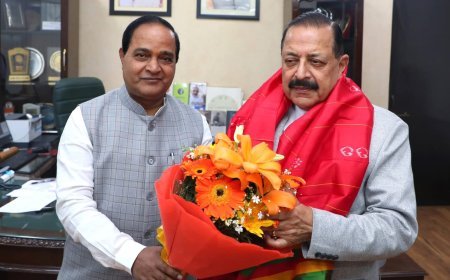 କେନ୍ଦ୍ର ବିଜ୍ଞାନ ଓ ପ୍ରଯୁକ୍ତିବିଦ୍ୟା ମନ୍ତ୍ରୀଙ୍କୁ ସାକ୍ଷାତ କଲେ ମନ୍ତ୍ରୀ ଶ୍ରୀ କୃଷ୍ଣ ଚନ୍ଦ୍ର ପାତ୍ର...