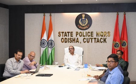 ରାଜ୍ୟ ପୋଲିସର ଉଚ୍ଚ ସ୍ତରୀୟ ବୈଠକ...