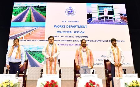 ନିର୍ମାଣ ବିଭାଗ ପକ୍ଷରୁ ନବନିଯୁକ୍ତ ସହକାରୀ କାର୍ଯ୍ୟନିର୍ବାହୀ ଯନ୍ତ୍ରୀଙ୍କ ତାଲିମ କାର୍ଯ୍ୟକ୍ରମ...
