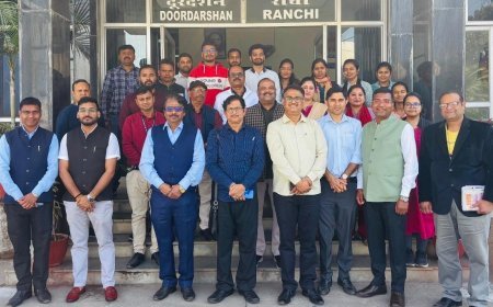 ରାଞ୍ଚି ଦୂରଦର୍ଶନ କେନ୍ଦ୍ରରେ 'ବିକଶିତ ଭାରତ ୨୦୪୭ ’ ଉପରେ ଆଲୋଚନା