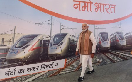 ଭାରତର ପ୍ରଥମ ନମୋ ଭାରତ ରାପିଡ୍ ରେଳ ଏବଂ ଦିଲ୍ଲୀ-ମେରଠ ନମୋ ଭାରତ କରିଡରକୁ ଲୋକାର୍ପଣ କଲେ ପ୍ରଧାନମନ୍ତ୍ରୀ ଶ୍ରୀ ନରେନ୍ଦ୍ର ମୋଦୀ
