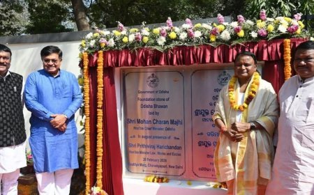 ନୂଆଦିଲ୍ଲୀର ଚାଣକ୍ୟପୁରୀଠାରେ ନୂତନ ‘ଓଡ଼ିଶା ଭବନ’ର ଭିତ୍ତିପ୍ରସ୍ତର ସ୍ଥାପନ କଲେ ମୁଖ୍ୟମନ୍ତ୍ରୀ ମୋହନ ଚରଣ ମାଝୀ ।