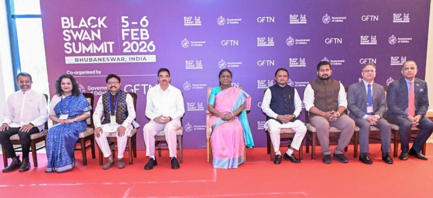 ଭୁବନେଶ୍ବରରେ ବ୍ଲାକ୍ ସ୍ବାନ୍ ଶିଖର ସମ୍ମିଳନୀରେ ରାଷ୍ଟ୍ରପତିଙ୍କ ଯୋଗଦାନ