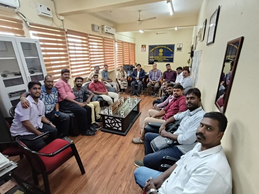 ଓଡ଼ିଶା ଗସ୍ତରେ ଚେନ୍ନାଇ ଗଣମାଧ୍ୟମ ପ୍ରତିନିଧୂ ଦଳ