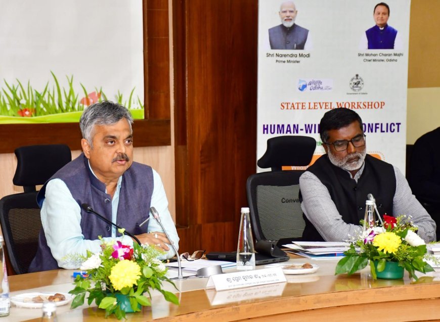 'ମଣିଷ-ବନ୍ୟଜନ୍ତୁ ସଂଘର୍ଷ ନିରାକରଣ', ଉଚ୍ଚସ୍ତରୀୟ କର୍ମଶାଳା...