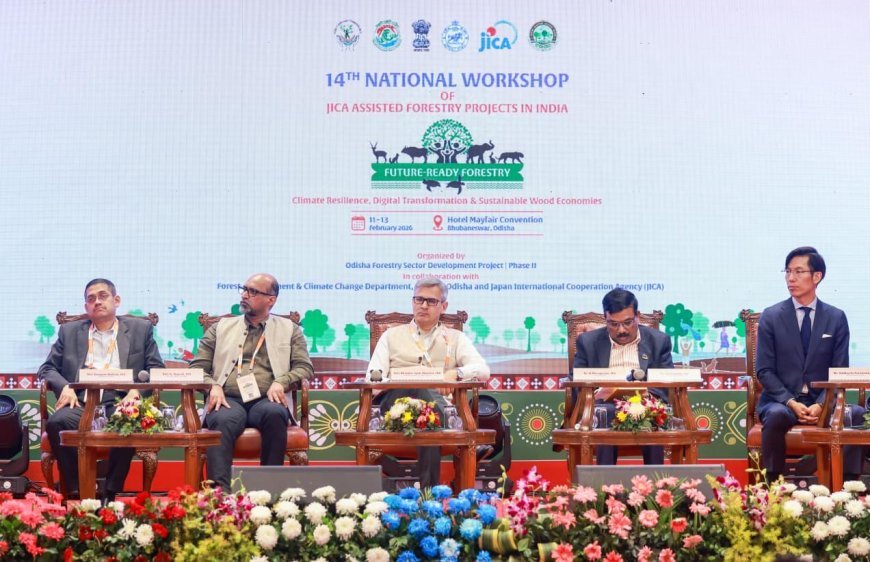 ଜାଇକା ସହାୟତା ପ୍ରାପ୍ତ ବନ ପ୍ରକଳ୍ପଗୁଡିକର ୧୪ ତମ ଜାତୀୟ କର୍ମଶାଳାର ଉଦଯାପନ...