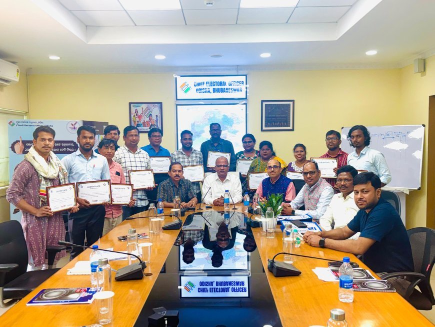 ରେଡିଓ ପ୍ରସାରକମାନଙ୍କ ପାଇଁ ନିର୍ବାଚନ ସଚେତନତା ଉପରେ ରାଜ୍ୟ ସ୍ତରୀୟ ଦକ୍ଷତା ବୃଦ୍ଧି କର୍ମଶାଳା...