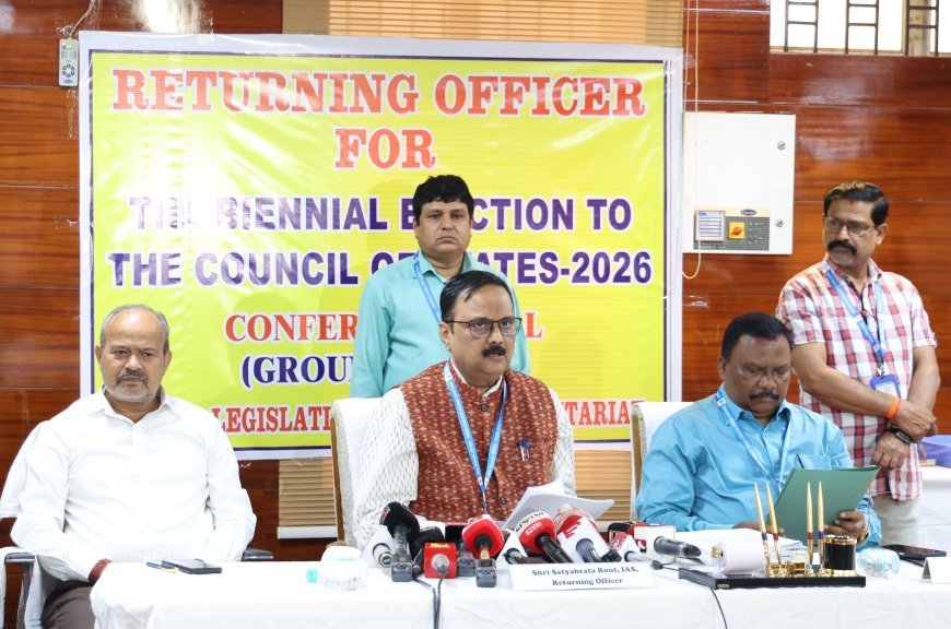 ରାଜ୍ୟସଭା ନିର୍ବାଚନ ପାଇଁ ବିଜ୍ଞପ୍ତି...