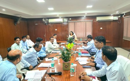 ଜଳସମ୍ପଦ ବିଭାଗ ମୁଖ୍ୟ ଶାସନ ସଚିବଙ୍କ ଦ୍ୱାରା ଓଡ଼ିଶା ନିର୍ମାଣ ନିଗମ ଲିମିଟେଡର କାର୍ଯ୍ୟ ସମୀକ୍ଷା ବୈଠକ...