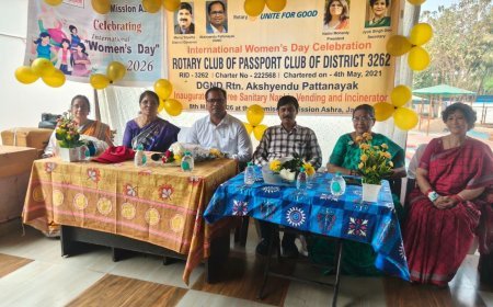 ମାନସିକ ଅକ୍ଷମ ମହିଳାମାନଙ୍କୁ ସହାୟତା କରି ଭୁବନେଶ୍ୱରର "ମିଶନ ଆଶା " ଅସହାୟ ଗୃହରେ ଆନ୍ତର୍ଜାତୀୟ ମହିଳା ଦିବସ 2026 ପାଳନ।